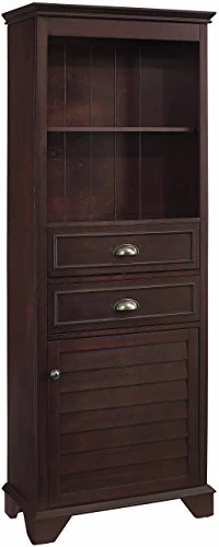 Crosley Furniture Lydia 60-inch Tall Bathroom Cabinet, Espresso
