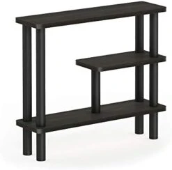 Furinno Turn-N-Tube With 5 Shelves Toilet Space Saver, French Oak Grey/Black -Moen Shop 31hWpb95YtL. AC