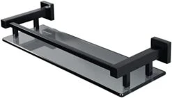 Alise GC2000-LS SUS 304 Stainless Steel Bathroom Glass Shelf Wall Mount 20 Inch,Brushed Nickel -Moen Shop 31hgiWMwNEL. AC