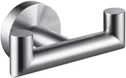 Angle Simple Double Towel Hook Black & Gold, Stainless Steel Bathroom Towel Holder, Hand Towel Hanger For Wall -Moen Shop 31iJpC1HpxL. AC