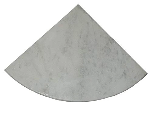 Carrara Marble Polished Bathroom Corner Shelf 3 Carrara Marble Polished Bathroom Corner Shelf