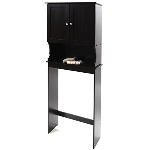 YOMIIN Door Over The Toilet Cabinet, Adjustable Shelf, Espresso (Color : Espresso) 3 YOMIIN Door Over The Toilet Cabinet, Adjustable Shelf, Espresso (Color : Espresso)