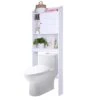 FCH Bathroom Over The Toilet Cabinet, Space Saving Freestanding Cabinet Storage With Adjustable Shelf Anti Tip -Moen Shop 31mAtDwNN4L