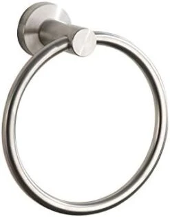 Towel Ring Brushed Nickel, Bath Hand Towel Ring Stainless Steel Round Towel Holder For Bathroom -Moen Shop 31mU5R92wpL. AC