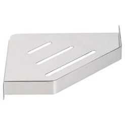 Lavatory Bathroom Corner 304 Stainless Steel Shelf Wall Mount Triangular, Soap Holder,Polished