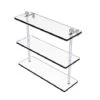 Allied Brass PR-5/16 16 Inch Triple Tiered Glass Shelf, Polished Chrome -Moen Shop 31ofeTSFM9L