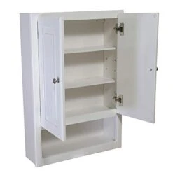 Design House Bathroom Wall Cabinet 2-Door, 1-Shelf, 21 X 30, White