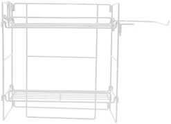 Storage Shelf Over The Toilet, Bathroom Shelves, 2-Tier Ventilation And Drainage With Hooks For Home (White) 15 Storage Shelf Over The Toilet, Bathroom Shelves, 2-Tier Ventilation And Drainage With Hooks For Home (White) -Moen Shop 31qZ6ucD71L. AC