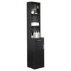 Layta Slim Tall Bathroom Storage Cabinet Freestanding Narrow Linen Cabinet, Multi-Purpose Bathroom Furniture Cabinets With Door And Shelf For Bathroom,Living Room,Corridor,Bedroom, Black 2 Layta Slim Tall Bathroom Storage Cabinet Freestanding Narrow Linen Cabinet, Multi-Purpose Bathroom Furniture Cabinets With Door And Shelf For Bathroom,Living Room,Corridor,Bedroom, Black -Moen Shop 31qx9HD21eL