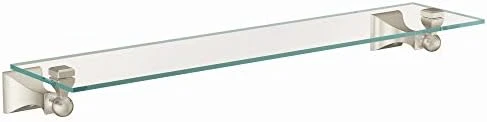 Moen DN8390BN Retreat 22-Inch Wide X 5-Inch Deep Decorative Glass Bathroom Vanity Shelf, Brushed Nickel 7 Moen DN8390BN Retreat 22-Inch Wide X 5-Inch Deep Decorative Glass Bathroom Vanity Shelf, Brushed Nickel - Image 5