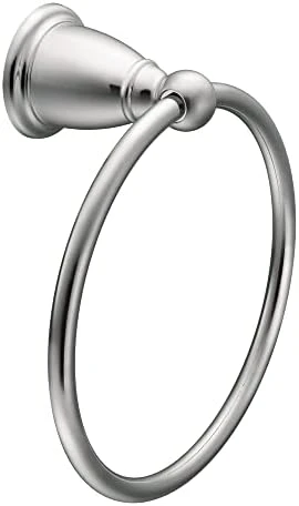 Moen YB2286BN Brantford Collection Traditional Single Post Bathroom Hand -Towel Ring, Brushed Nickel 8 Moen YB2286BN Brantford Collection Traditional Single Post Bathroom Hand -Towel Ring, Brushed Nickel - Image 6