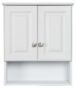 Design House Wyndham Bathroom Wall Cabinet 2-Door, 1-Shelf, 22 X 26, White -Moen Shop 31vkZKfJMtL