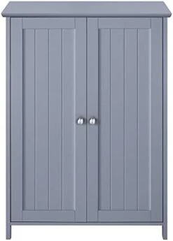 PIMXL Wooden Double Door Bathroom Storage Floor Cabinet (Color : White) -Moen Shop 31y8ePLSUEL. AC