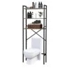Holywarm Over The Toilet Storage With Basket 3-Tier Over The Toilet Storage Cabinet With Adjustable Feet,Multifunctional Over Toilet Bathroom Organizer Bathroom Shelves Easy To Assemble, Greige 1 Holywarm Over The Toilet Storage With Basket 3-Tier Over The Toilet Storage Cabinet With Adjustable Feet,Multifunctional Over Toilet Bathroom Organizer Bathroom Shelves Easy To Assemble, Greige -Moen Shop 31y8zvV7ggL