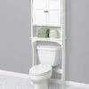 Zenna Home Collette Over The Toilet Bathroom Spacesaver, Bath-Storage Shelves, White -Moen Shop 31yJV32TOeL