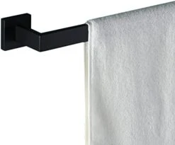 Brushed Gold Towel Bar,16-Inch Towel Bar For Bathroom Square Base SUS304 Stainless Steel Wall Mount Bath Towel Holder Bathroom Hardware Accessories -Moen Shop 410coth CGL. AC