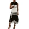Snowfoller Women Striped Long Dress Casual Sleeveless Round Neck Irregular Hem Party Dresses 2 Snowfoller Women Striped Long Dress Casual Sleeveless Round Neck Irregular Hem Party Dresses -Moen Shop 410feaG7dnL