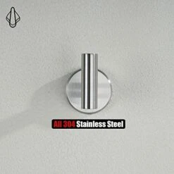 JQK Bathroom Hardware Set, 5-Piece Bath Towel Bar Accessory Set Brushed Steel Towel Rack Holder Wall Mount, BAS105-BN -Moen Shop 4115h70XNtL