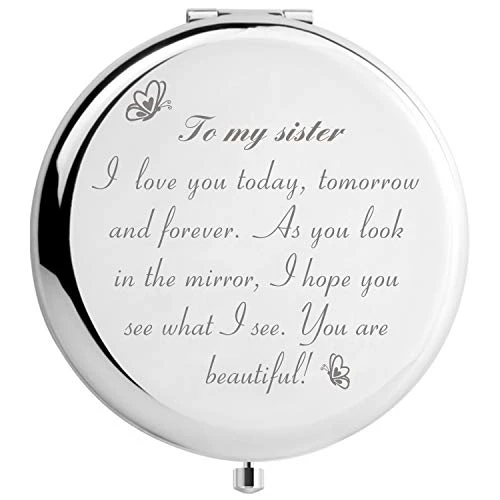 Peayale Cousin Gifts For Women Christmas Birthday Compact Makeup Mirror, Unique Gifts For Cousin Sister Makeup Mirror (I Love You Cousin) 13 Peayale Cousin Gifts For Women Christmas Birthday Compact Makeup Mirror, Unique Gifts For Cousin Sister Makeup Mirror (I Love You Cousin) - Image 11