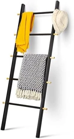 AFOOGA 5Ft Wooden Blanket Ladder Farmhouse - Quilt Ladder For Bedroom - Decorative Ladder For Blankets - Wood Ladder Decor - Easy Assembly- Wooden Ladder For Blankets - Farmhouse Ladder Blanket Holder 14 AFOOGA 5Ft Wooden Blanket Ladder Farmhouse - Quilt Ladder For Bedroom - Decorative Ladder For Blankets - Wood Ladder Decor - Easy Assembly- Wooden Ladder For Blankets - Farmhouse Ladder Blanket Holder -Moen Shop 414SMcVIhwL. AC