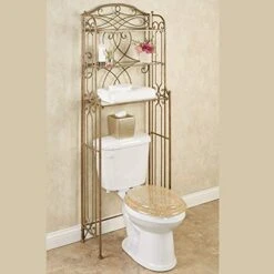 Touch Of Class Abbianna Bathroom Space Saver Antique Gold