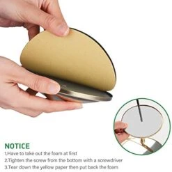 Nicesail Tabletop Makeup Mirror, Double-Side 1X-10X, 360 Swivel Cosmetic Mirror For Table Desk, No Light Antique Bronze (8 Inch, 10X) -Moen Shop 415bEzZQMQL