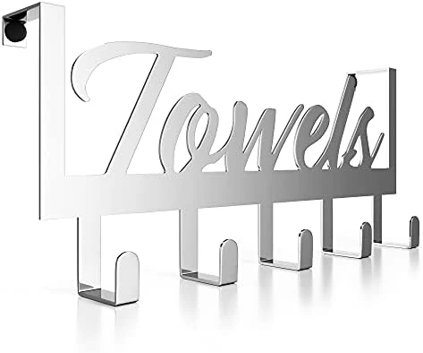 Aesthetic Over The Door Towel Rack For Your Bathroom – Space Saving And Convenient Towel Holder With Sturdy Hooks – The Perfect Addition To Your Bathroom Decor 8 Aesthetic Over The Door Towel Rack For Your Bathroom – Space Saving And Convenient Towel Holder With Sturdy Hooks – The Perfect Addition To Your Bathroom Decor - Image 6