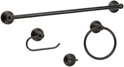 Designers Impressions® 800 Series Oil Rubbed Bronze Towel Ring -Moen Shop 419Rp5NvZcL. AC