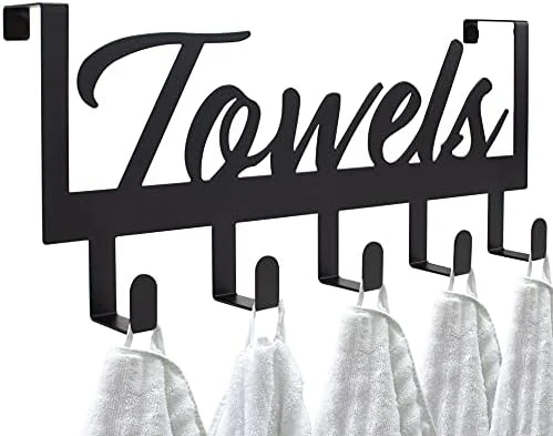 Aesthetic Over The Door Towel Rack For Your Bathroom – Space Saving And Convenient Towel Holder With Sturdy Hooks – The Perfect Addition To Your Bathroom Decor 7 Aesthetic Over The Door Towel Rack For Your Bathroom – Space Saving And Convenient Towel Holder With Sturdy Hooks – The Perfect Addition To Your Bathroom Decor - Image 5