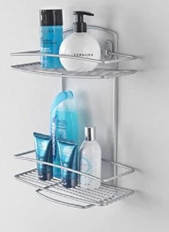 Metaltex Shelf Onda With 2 Stages, Silver, 26 X 11 X 35 Cm 7 Metaltex Shelf Onda With 2 Stages, Silver, 26 X 11 X 35 Cm -Moen Shop 41AnXdYWz0L