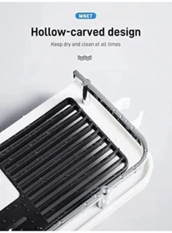 GENERIC Punch-Free Multi-Function Storage Rack Multifunction Toilet Storage Rack Bathroom Shelf No Aluminium (2pc White) -Moen Shop 41CYypY3KoL