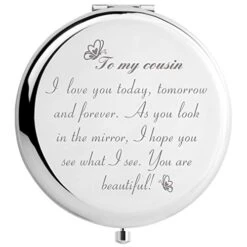Peayale Cousin Gifts For Women Christmas Birthday Compact Makeup Mirror, Unique Gifts For Cousin Sister Makeup Mirror (I Love You Cousin) 23 Peayale Cousin Gifts For Women Christmas Birthday Compact Makeup Mirror, Unique Gifts For Cousin Sister Makeup Mirror (I Love You Cousin) -Moen Shop 41Dego5Z1XL