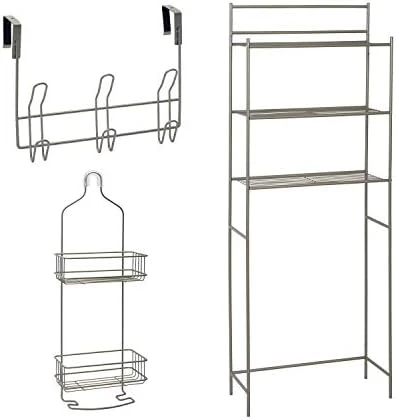 Zenna Home No Tools SlideFit Over The Toilet Bathroom Spacesaver, Bronze 11 Zenna Home No Tools SlideFit Over The Toilet Bathroom Spacesaver, Bronze - Image 9