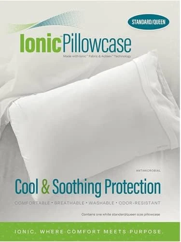 Ionic Fabric Antimicrobial Pillowcase, USA, With Acteev Active Zinc Ion Protection Technology (Travel) 8 Ionic Fabric Antimicrobial Pillowcase, USA, With Acteev Active Zinc Ion Protection Technology (Travel) - Image 6