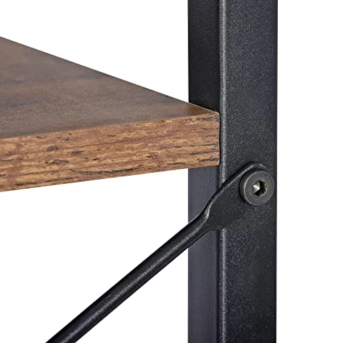 ZENY Over-The-Toilet Storage Rack, 3 -Tier Freestanding Bathroom Organizer, Space-Saving Bathroom Shelf Over Toilet Rack, Brown 7 ZENY Over-The-Toilet Storage Rack, 3 -Tier Freestanding Bathroom Organizer, Space-Saving Bathroom Shelf Over Toilet Rack, Brown - Image 5