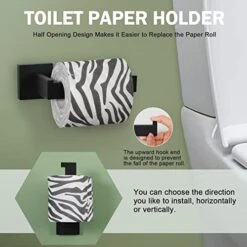 VELIMAX Premium Stainless Steel 4 Pieces Bathroom Hardware Accessories Set Wall Mounted Towel Bar Set, Matte Black, 23.6-Inch -Moen Shop 41FfZ9LCrwL