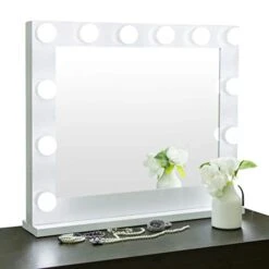 ZENY Hollywood Vanity Makeup Mirror Light Dressing Table Vanity Set Mirrors With Dimmer Wall-Mounted Vanity Mirrors -Moen Shop 41Iw0RnFlDL