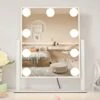 NUSVAN Vanity Mirror With Lights,Makeup Mirror With Lights With 9 Dimmable LED Bulbs, 3 Color Lighting Modes Detachable 10X Magnification Mirror Touch Control,360°Rotation 2 NUSVAN Vanity Mirror With Lights,Makeup Mirror With Lights With 9 Dimmable LED Bulbs, 3 Color Lighting Modes Detachable 10X Magnification Mirror Touch Control,360°Rotation -Moen Shop 41JCXsuA6ML