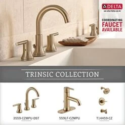 Delta Faucet 759240-CZ Trinsic 24 Inch Towel Bar, Champagne Bronze -Moen Shop 41K1V0updDL