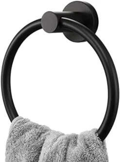 KES Brushed Gold Towel Ring Bathroom Hand Towel Holder Round Wall Mount SUS 304 Stainless Steel Brushed Gold Finish, A2180DG-BZ -Moen Shop 41KU WS5w4L. AC