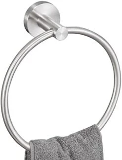 KES Brushed Gold Towel Ring Bathroom Hand Towel Holder Round Wall Mount SUS 304 Stainless Steel Brushed Gold Finish, A2180DG-BZ -Moen Shop 41Ni4bTxFqL. AC