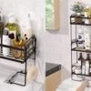Bundle Sale Of NUTSAAKK Upgrade Over The Toilet Storage Shelf, 1 Tier Black & 3 Tier Black -Moen Shop 41P2d7fOJ8L