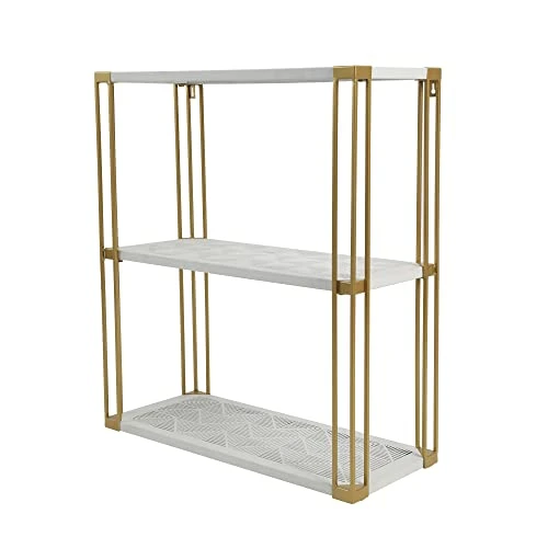 JEJEROAL Wall Mounted 3 Tier Bathroom Shelf Organizer Rack Over Toilet For Bathroom, Kitchen, Living Room Storage 8 JEJEROAL Wall Mounted 3 Tier Bathroom Shelf Organizer Rack Over Toilet For Bathroom, Kitchen, Living Room Storage - Image 6