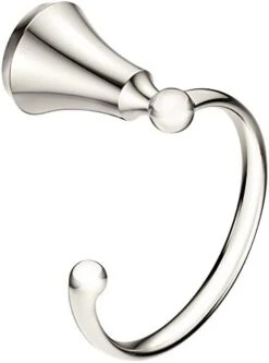 Moen CSI YB5286BN Wynford Bathroom Hand -Towel Ring, 5.43 X 3.90 X 5.43 Inches, Brushed Nickel -Moen Shop 41Q1UbarOlL. AC 1