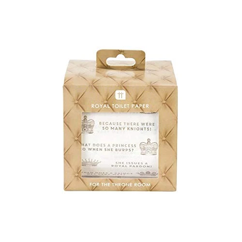 Talking Tables Entertainment Royal Jokes Toilet Roll Christmas Fun Gifts Presents, White 3 Talking Tables Entertainment Royal Jokes Toilet Roll Christmas Fun Gifts Presents, White