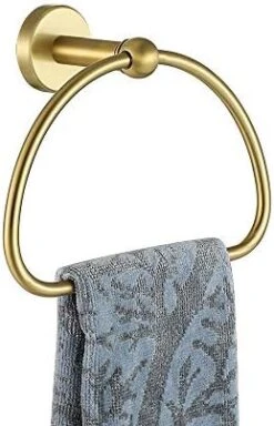 JQK Towel Ring Oil Rubbed Bronze, Stainless Steel Half Ring Towel Holder For Bathroom, 7 Inch ORB Wall Mount, TR160-ORB -Moen Shop 41TCVna3kuL. AC