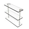 Allied Brass NS-5/16 16 Inch Triple Tiered Glass Shelf, Polished Nickel 1 Allied Brass NS-5/16 16 Inch Triple Tiered Glass Shelf, Polished Nickel -Moen Shop 41UFs0x7tPL