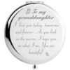 DIDADIC Granddaughter Gifts From Grandma And Grandpa, To My Granddaughter Makeup Mirror For Birthday Graduation Christmas -Moen Shop 41Un8hy9pVL