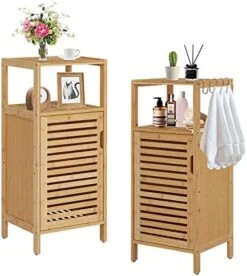 Kinfant Bamboo Bathroom Floor Cabinet Furniture - Free-Standing Storage Cabinet With Single Door And Shelf 14 Kinfant Bamboo Bathroom Floor Cabinet Furniture - Free-Standing Storage Cabinet With Single Door And Shelf -Moen Shop 41UubttVZXL. AC