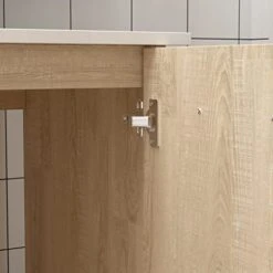 ECACAD Freestanding Bathroom Vanity With Sink Set, Bathroom Storage Cabinet With Drawer, 2 Doors And Large Storage Compartment, Light Brown (29.9”W X 18.8”D X 33.6”H) -Moen Shop 41W6u4nwKVL